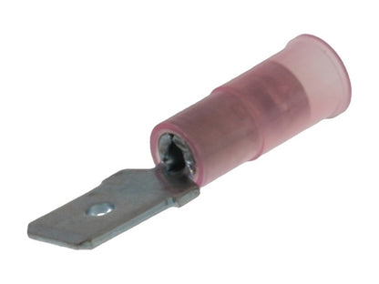 Molex 19025-0001 Red 22-18AWG .250" Male Quick Connector, Nylon Insulated, 100/Pack