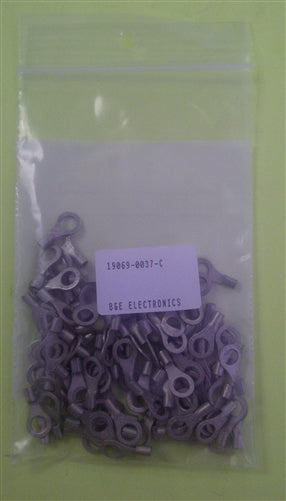 Molex 19069-0037 Non-Insulated 22-18AWG #10 Ring Terminal Connector, 100/Pack