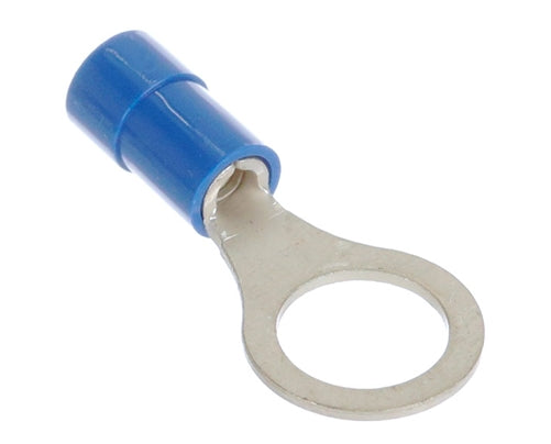 Molex 19070-0078 Blue 16-14AWG 5/16" Ring Terminal Connector, Vinyl Insulated, 100/Pack
