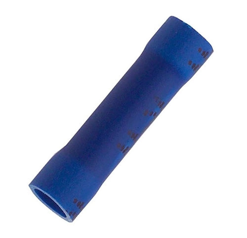 Molex 19154-0015 Blue 16-14AWG Butt Splice Connector, Vinyl Insulated, 100/Pack