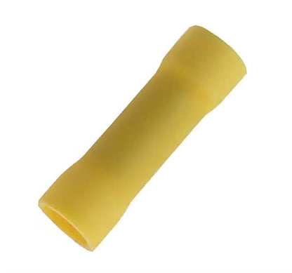 Molex 19154-0028 Yellow 12-10AWG Butt Splice Connector, Vinyl Insulated, 100/Pack