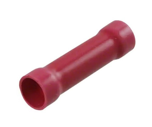Molex 19154-0041 Red 8AWG Butt Splice Connector, Vinyl Insulated, 5/Pack