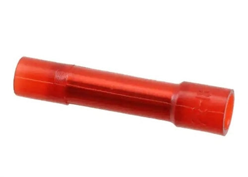 Molex 19202-0063 Red 22-18AWG Butt Splice Connector, Nylon Insulated, 100/Pack