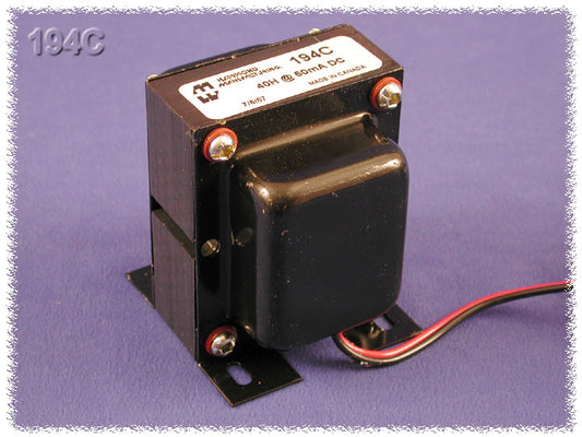 Hammond 194C Choke Designed for Marshall Guitar Amp, Inductance 40 H @ 50 mA.