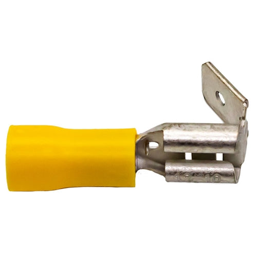 PICO 1960-15 Yellow 12-10AWG .250" Piggyback Quick Connector, Vinyl Insulated, 50/Pack