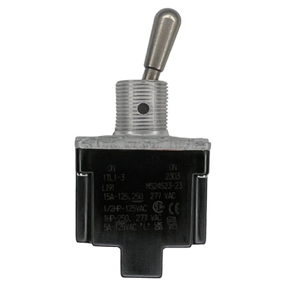 Honeywell 1TL1-3 Toggle Switch SPDT On-On 15A/125VAC, Non-Locking Lever, Sealed, Screw Terminals, UL CSA