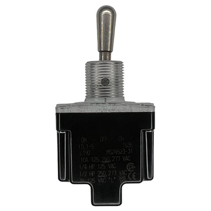 Honeywell 1TL1-5 Toggle Switch SPDT (On)-Off-On 10A/125VAC, Non-Locking Lever, Sealed, Screw Terminals, UL CSA