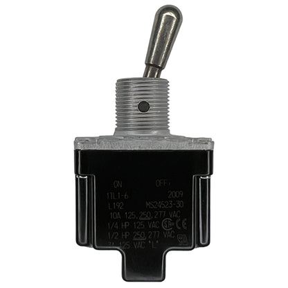 Honeywell 1TL1-6 Toggle Switch SPST (On)-Off 10A/125VAC, Non-Locking Lever, Sealed, Screw Terminals, UL CSA