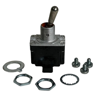 Honeywell 1TL1-6 Toggle Switch SPST (On)-Off 10A/125VAC, Non-Locking Lever, Sealed, Screw Terminals, UL CSA