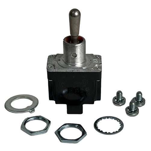Honeywell 1TL1-7 Toggle Switch SPDT (On)-Off-(On) 10A/125VAC, Non-Locking Lever, Sealed, Screw Terminals, UL CSA