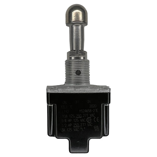 Honeywell 1TL1-7E Toggle Switch SPDT (On)-Off-(On) 10A/125VAC, Locking Lever, Sealed, Screw Terminals, UL CSA