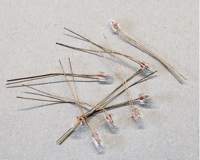 Radion Miniature Lamps 2 Lamp Incand Wire Lead 5V 2-SPC