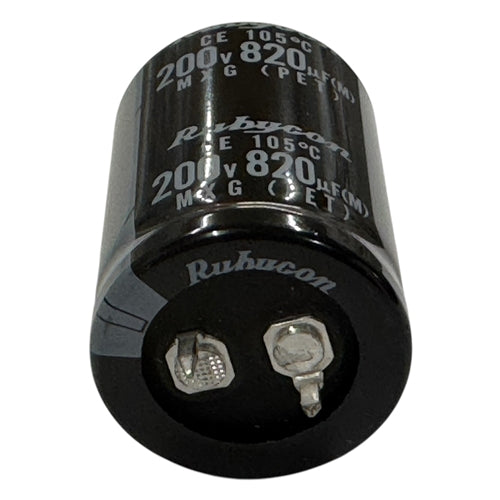 Rubycon 200MXG820MEFCSN Electrolytic Snap-In Capacitor 820uF 200V 105C (25mm x 35mm)