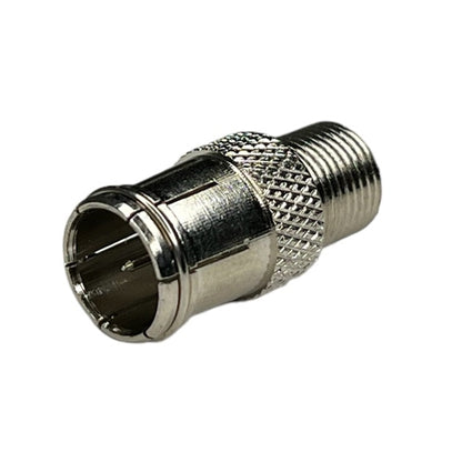 Mode 21-155-1 'F' Jack to Push-On 'F' Plug, Male-Female