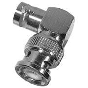 Mode 21-369-0 BNC Right Angle Elbow Adapter, BNC Plug/Male to BNC Jack/Female, 50 Ohm