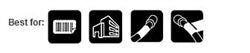Dymo Rhino 2175088 4200 Label Maker / Printer (6-AA Batteries) AC Adapter Optional, Center Neg 9VDC 2A Required