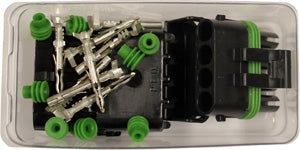 PICO 2176-14 4-CAVITY 20-18AWG Weather Pack Kit (OEM: 12089040, 12089188, 12015323, 12010974, 12015797)