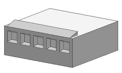 Molex 22-01-2057P KK .100" 5 Pin Housing with Locking Ramp