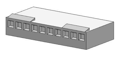 Molex KK .100" 10 Pin Housing with Locking Ramp 22-01-2107P