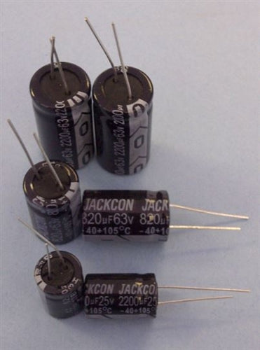 Luxon 220UF35VTW Radial Electrolytic Capacitor 220uF 35V 105C (10mm x 20mm)