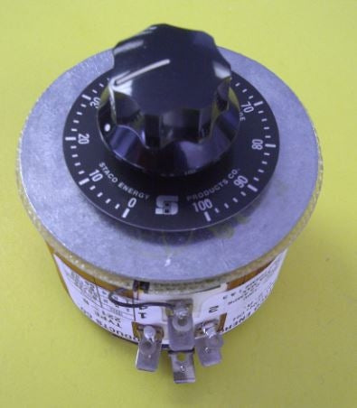 Staco 221-B 2.5A Variac Transformer 0-120VAC/132VAC, Variable AC Output, Manually Operated & Motor Driven