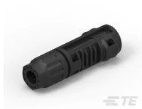 TE 2270024-1 Photovoltaic / Solar Connector Male Cable Coupler, Minus, Cable Mount, IP68, 10AWG, 30AMP