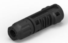 TE 2270024-1 Photovoltaic / Solar Connector Male Cable Coupler, Minus, Cable Mount, IP68, 10AWG, 30AMP