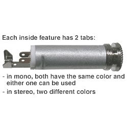 Mode 24-670-1 Plastic 1/4" Stereo Inline Jack