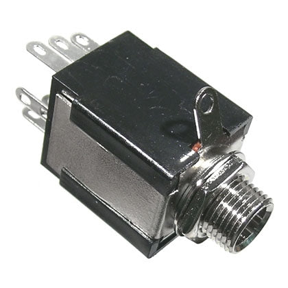 Mode 24-697-1 Stereo 1/4" Chassis Jack with 2 SPDT Switches