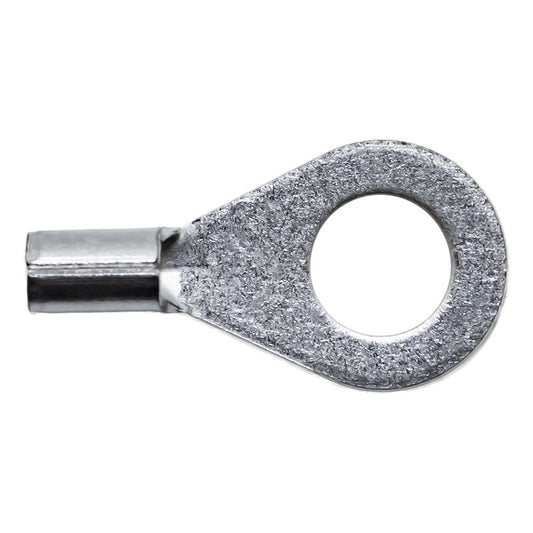 PICO 2406-CS 16-14 AWG 1/4" Non-Insulated Butted Ring Connectors, 100-Piece