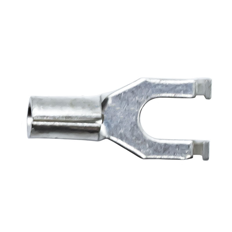 PICO 2433-16 16-14 AWG #6 Non-Insulated Flanged Spade Connectors, 100-Piece