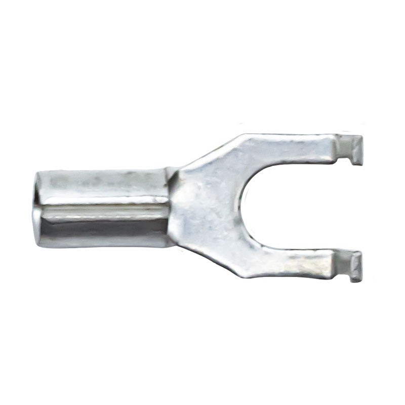 PICO 2434-15 16-14 AWG #8 Non-Insulated Flanged Spade Connectors, 50-Piece