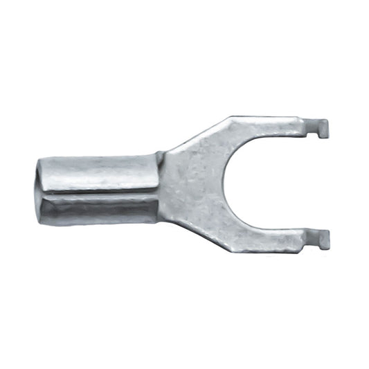 PICO 2435-15 16-14 AWG #10 Non-Insulated Flanged Spade Connectors, 50-Piece