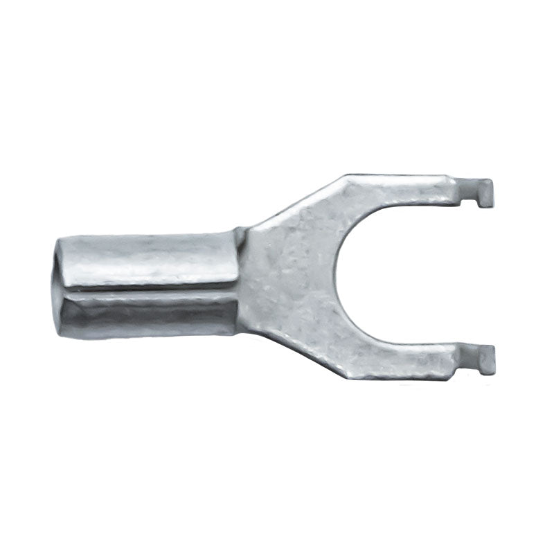 PICO 2435-16 16-14 AWG #10 Non-Insulated Flanged Spade Connectors, 100-Piece