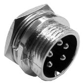 Mode 25-736-1 Chassis Mount 6 Pin Microphone Jack