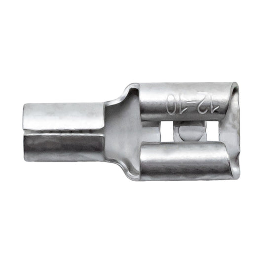 PICO 2555-15 12-10 AWG .250 Non-Insulated Butted Female Quick Connectors, 50-Piece