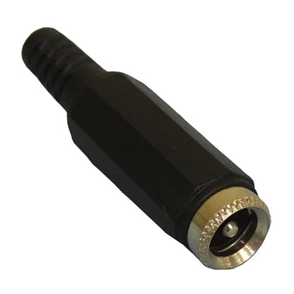 Philmore 257 Inline 2.1mm DC Coaxial Power Jack, with Solder Lug Terminals and Plastic Strain Relief