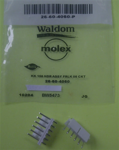Molex 26-60-4060 KK .156" 6 Pin Header