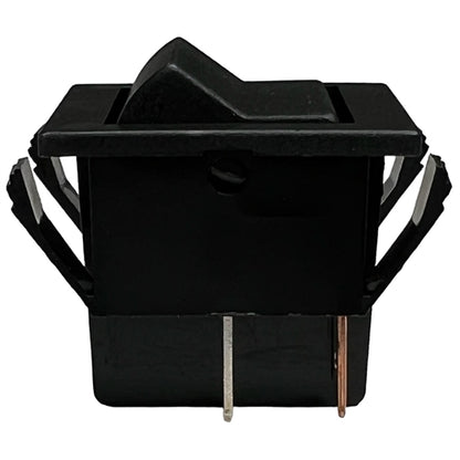 Eaton 2600HM11E Rocker Switch DPST On-Off, 22A@125VAC / 16A@250VAC, Black, QC Terminals