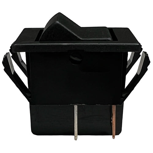 Eaton 2600HM11E Rocker Switch DPST On-Off, 22A@125VAC / 16A@250VAC, Black, QC Terminals
