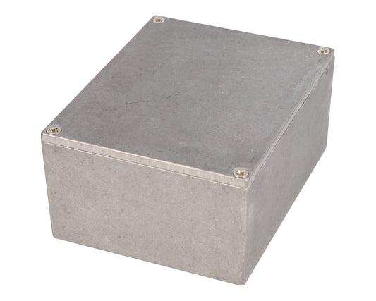 Hammond 26908PSLA Eddystone Series Diecast Aluminum Enclosure with Lid, Natural Finish.