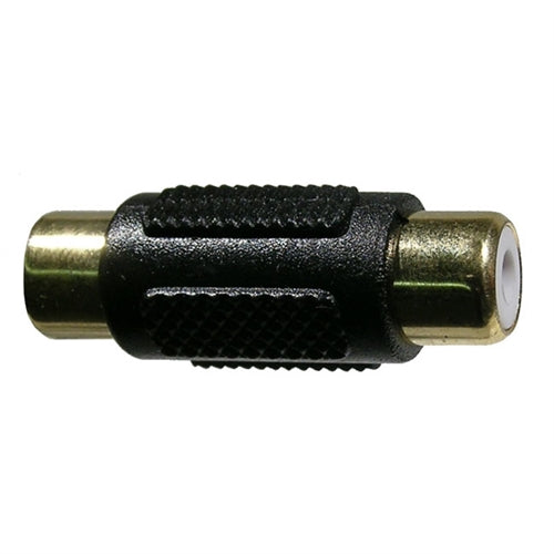 Mode 27-117-1 Gold Plated RCA Female to RCA Female Joiner / Coupler (Jack to Jack)