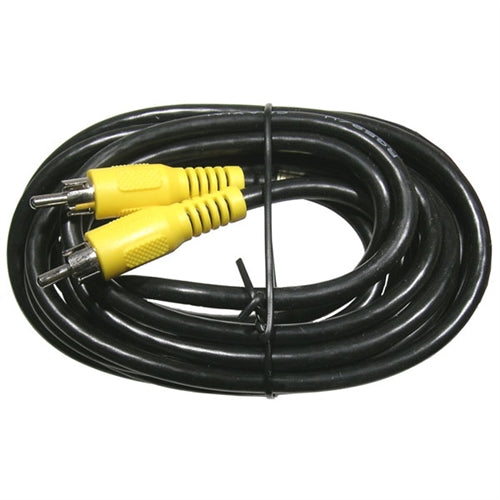 Mode 28-112-0 RCA Coaxial Cable, RCA Plug to RCA Plug with RG59/U Cable, 12' Long