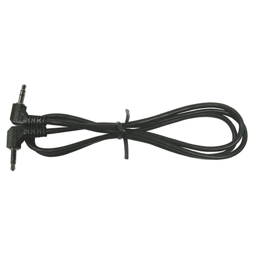Mode 28-232-0 Right Angle 3.5mm Stereo Plug to 3.5mm Stereo Plug Cable (Male to Male) 3' Long