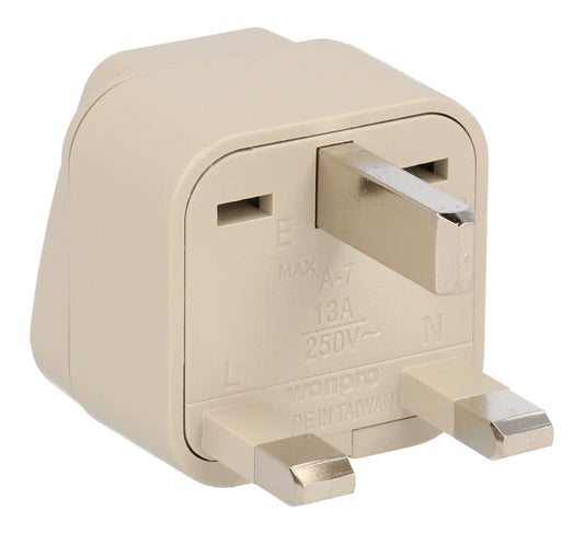 Hammond 298G3 Grounded Adaptor for Use with Plug-In Isolation Transformer, British Plug