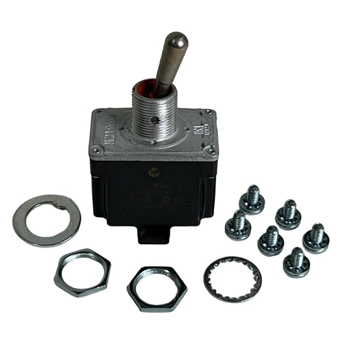 Honeywell 2TL1-2 Toggle Switch DPST Off-On 15A/125VAC, Non-Locking Lever, Sealed, Screw Terminals, UL CSA