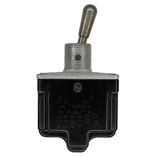 Honeywell 2TL1-8 Toggle Switch DPDT (On)-On 15A/125VAC, Non-Locking Lever, Sealed, Screw Terminals, UL CSA