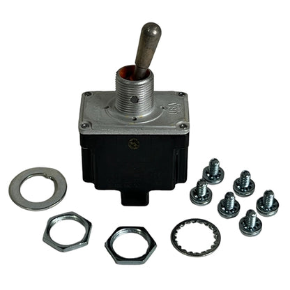 Honeywell 2TL1-8 Toggle Switch DPDT (On)-On 15A/125VAC, Non-Locking Lever, Sealed, Screw Terminals, UL CSA