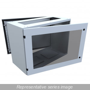 Hammond 2CSBW48 Base Window Door, 24" Wide, One Side Only, 304 Stainless Steel with Lexan Window, for 48" Base.