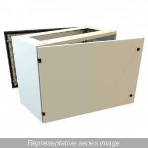 Hammond 2CSBX264818 Series 2000 Dual-Access Modular Console Base Unit, NEMA 3R, 4, 12 and 4X, 304 Stainless Steel, 26" H x 48" W x 16.50" D.